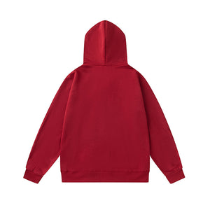 Trapstar Script Zip Through Hoodie Tracksuit- Red 3