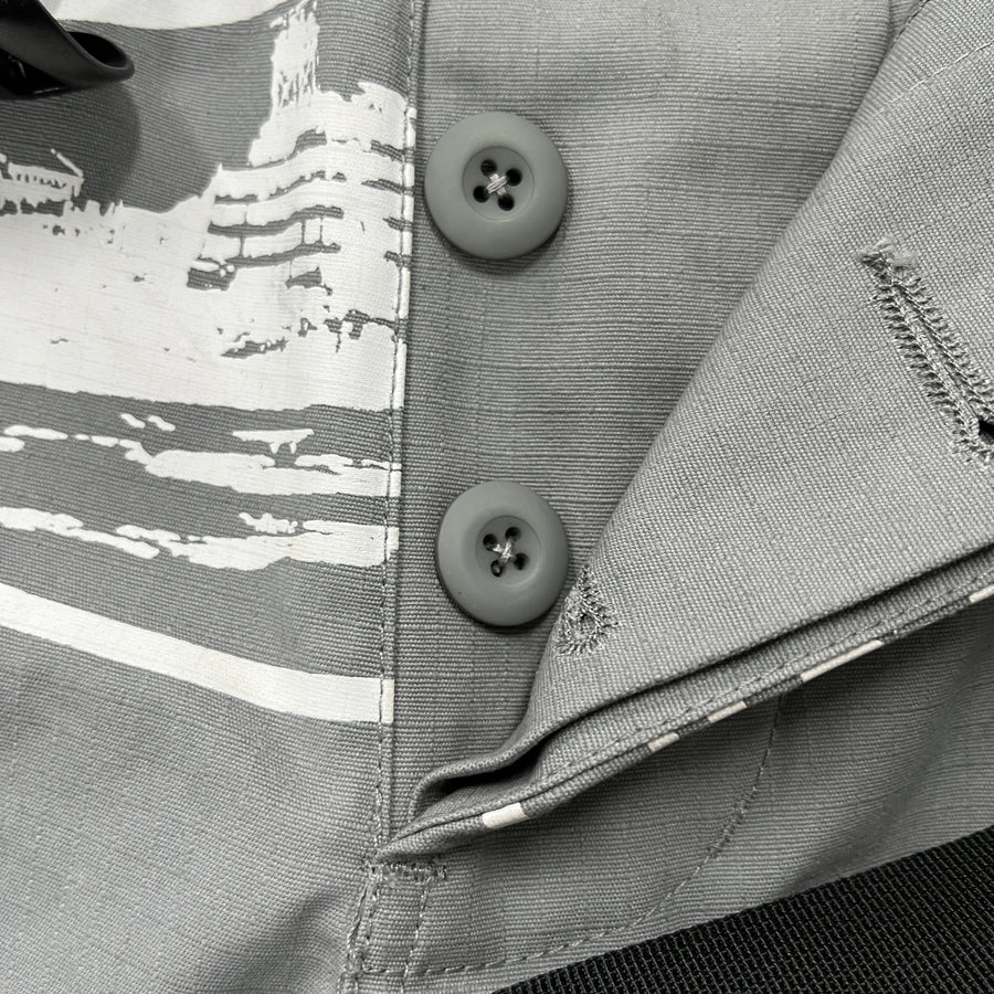 Corteiz Alcatraz Stone Grey Cargos 5