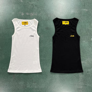 Corteiz Bolo Essentials Tank Top 
Black/White (3pc) 2