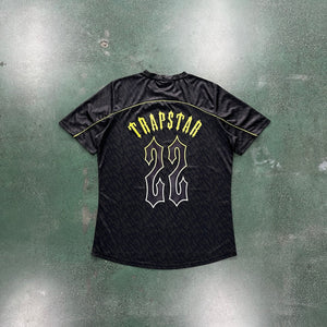 Trapstar T Football Jersey- Black/Lime 4