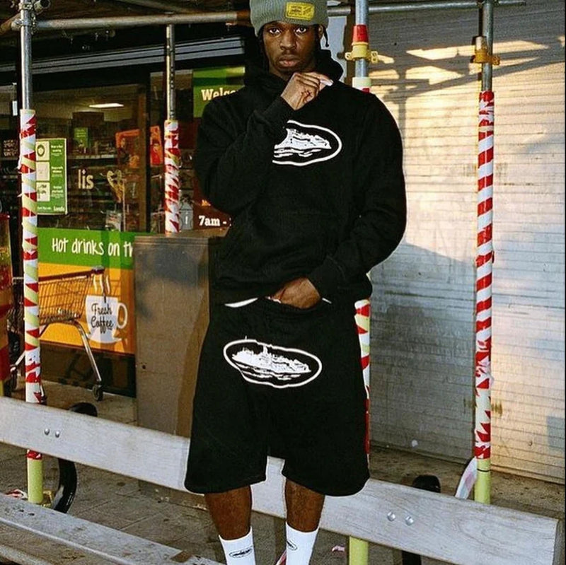 Corteiz Black Alcatraz Hoodie 3
