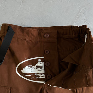 Corteiz Guerillaz* Cargo Pants Brown 5