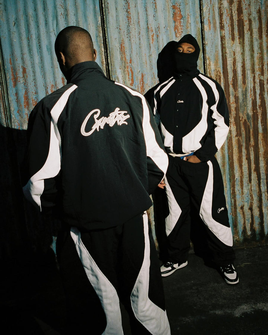 Corteiz Vertigo Shuku Tracksuit- Black/White 2