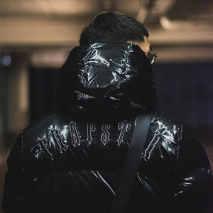 Trapstar Irongate Detachable Hooded Puffer Shiny Jacket 4