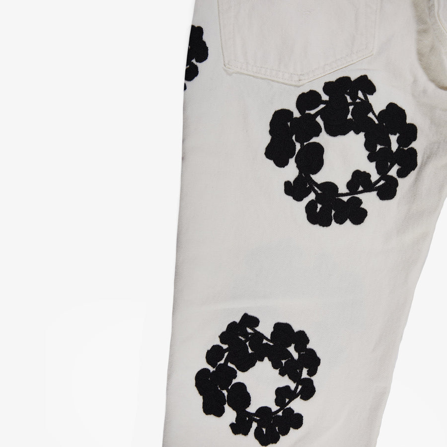 Denim tears X Levi’s Cotton Wreath Jeans- White 5