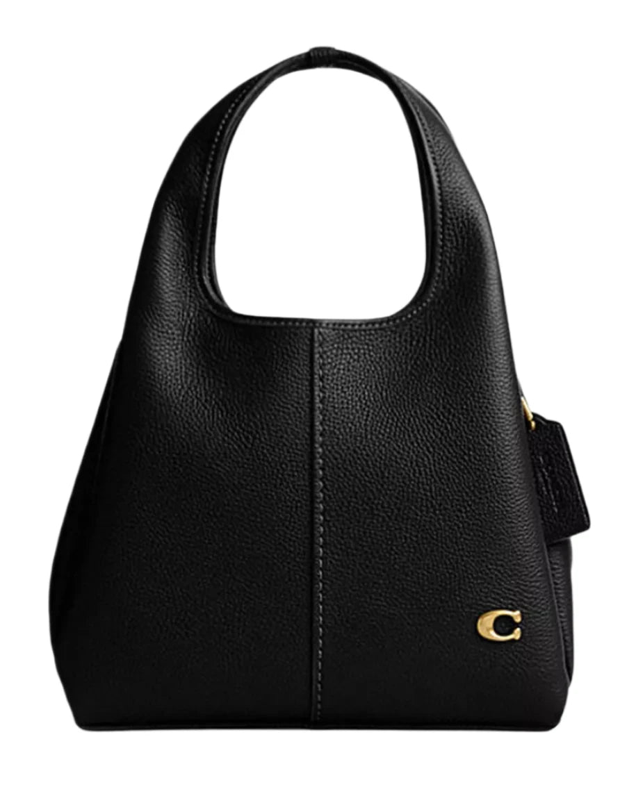 Coach Lana 23 pebbled leather shoulder bag "Black"