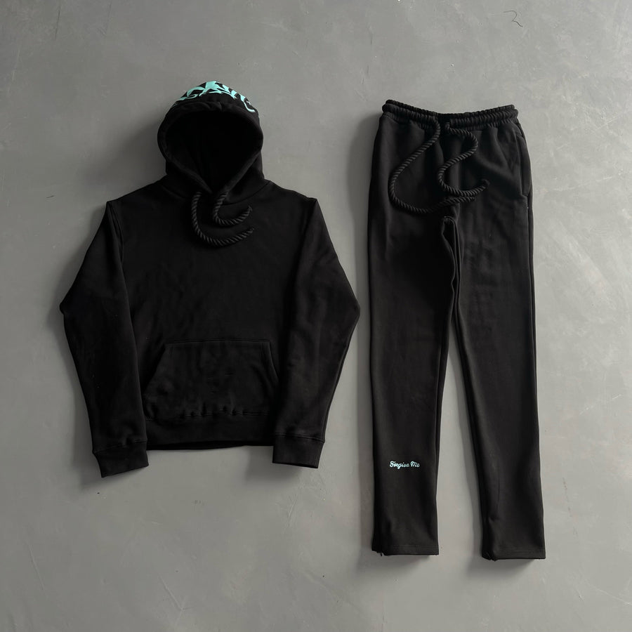Syna World Logo Tracksuit - Black / Blue 2