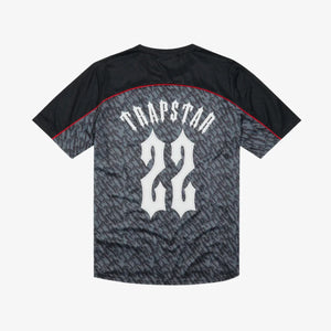 Trapstar T Monogram Football Jersey - Grey/Red 4