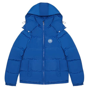 Trapstar Irongate Detachable Dazzling Blue Hooded Puffer Jacket 2