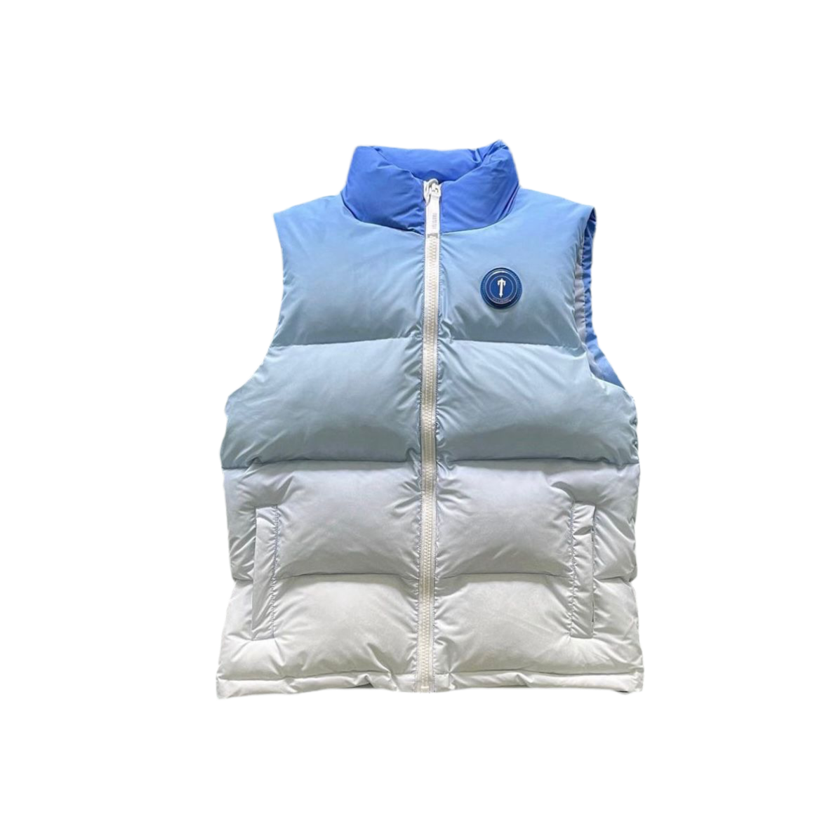 Trapstar London Irongate T Badge Vest-Ice Blue Gradient