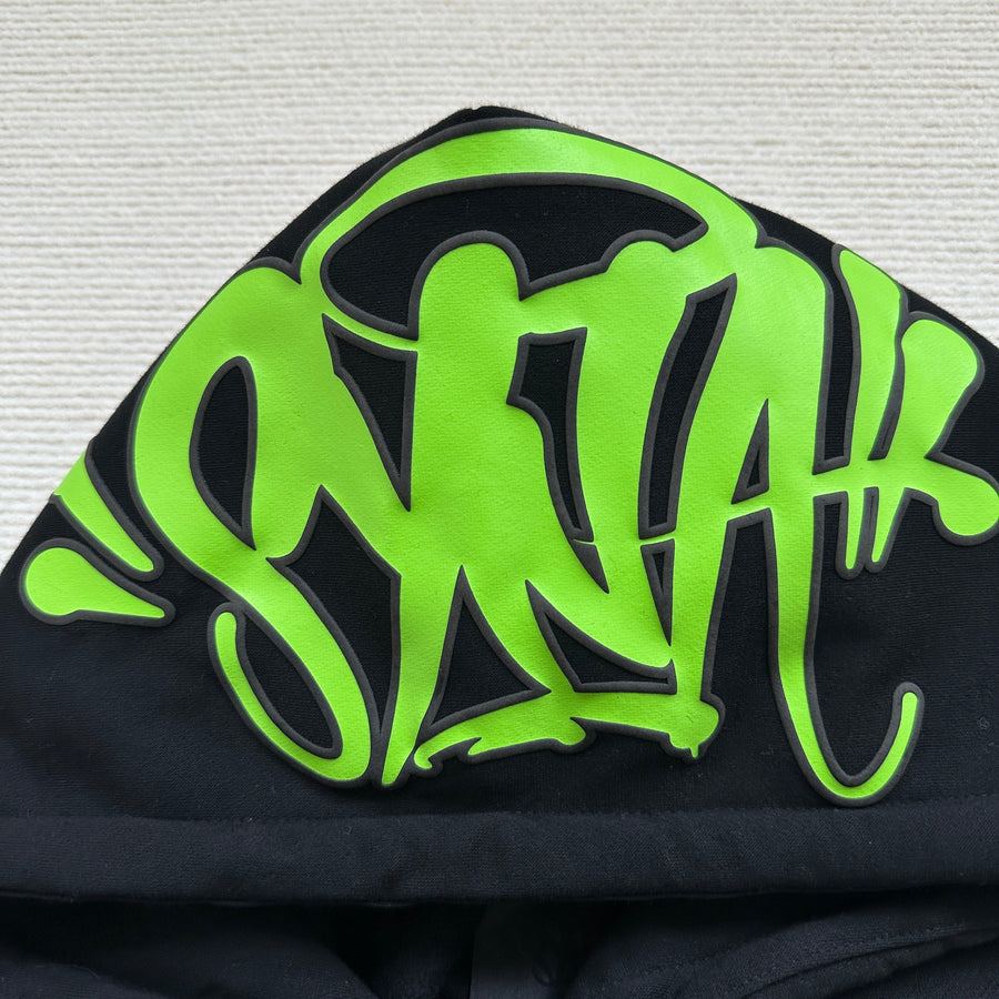 SYNA WORLD LOGO TRACKSUIT - BLACK / GREEN 3
