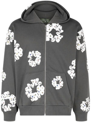 Denim Tears Rhinestone Zip Up Hoodie Tracksuit 2