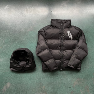 Trapstar Shooters Black/Reflective Hooded Puffer 3