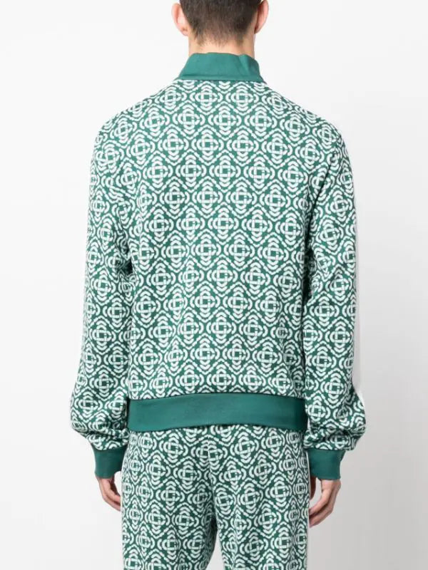 Casablanca Zip-Up Tracksuit- Green 3