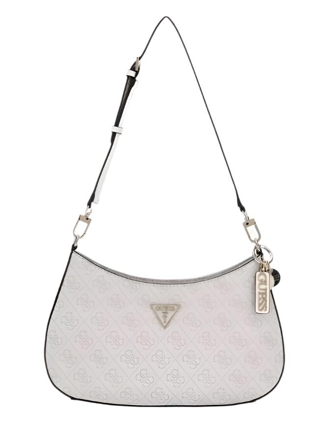 GUESS Shoulder Bag Noelle 4G Logo 'White'