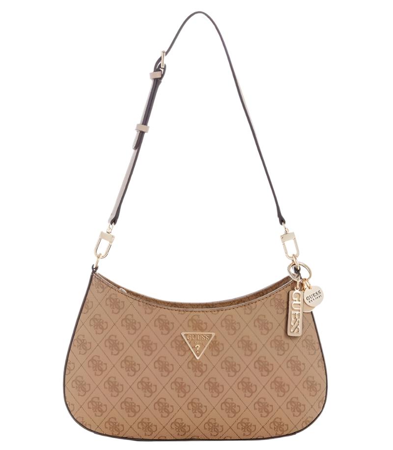 GUESS Shoulder Bag Noelle 4G Logo 'Brown'