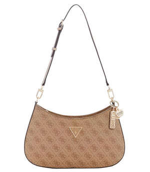 GUESS Shoulder Bag Noelle 4G Logo 'Brown' 1