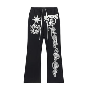 Hellstar “ONLY IN DARKNESS YOU CAN SEE THE STAR” Joggers -Black 2