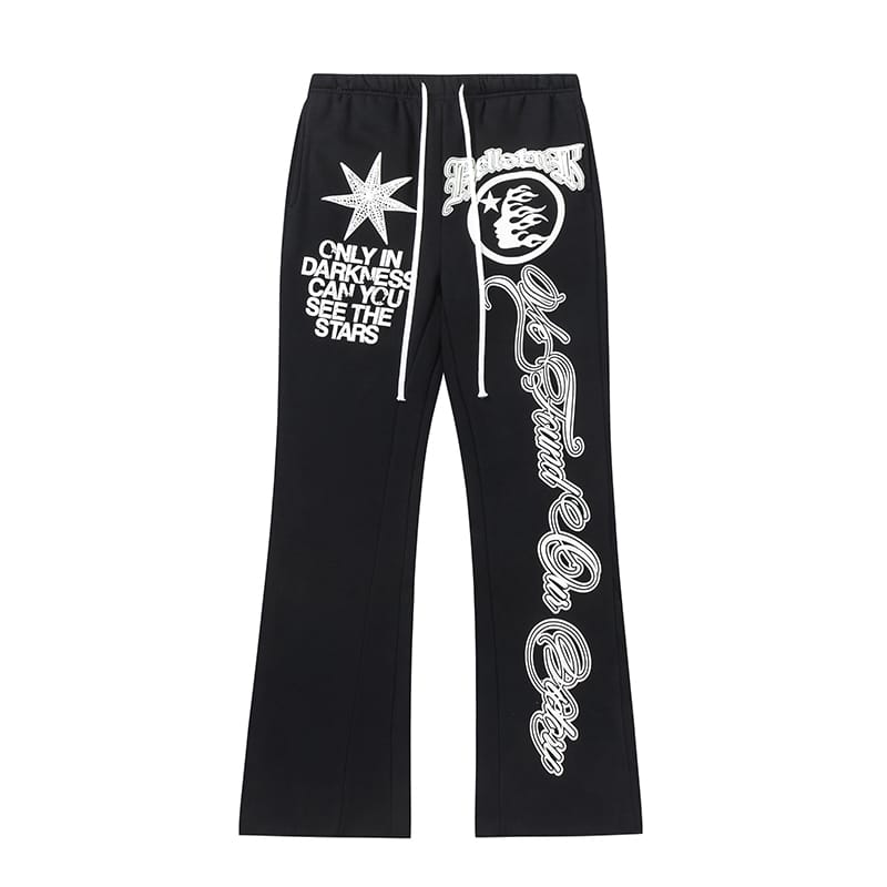 Hellstar “ONLY IN DARKNESS YOU CAN SEE THE STAR” Joggers -Black 2