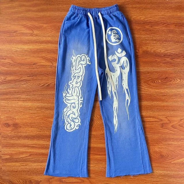 Hellstar Yoga joggers -Blue 2
