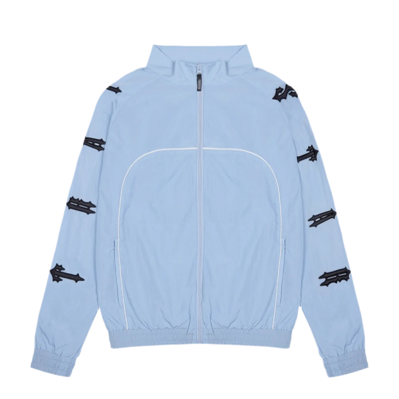 Trapstar Irongate CASHMERE BLUE BLACK Shellsuit 2.0 Jacket