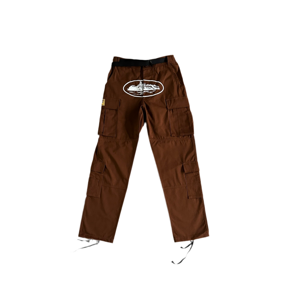 Corteiz Guerillaz* Cargo Pants Brown 1