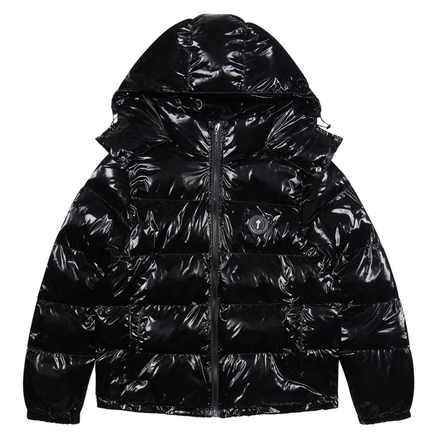 Trapstar Irongate Detachable Hooded Puffer Shiny Jacket 2