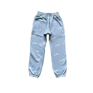 Corteiz All Over Print Jogging - (BABY BLUE) 1