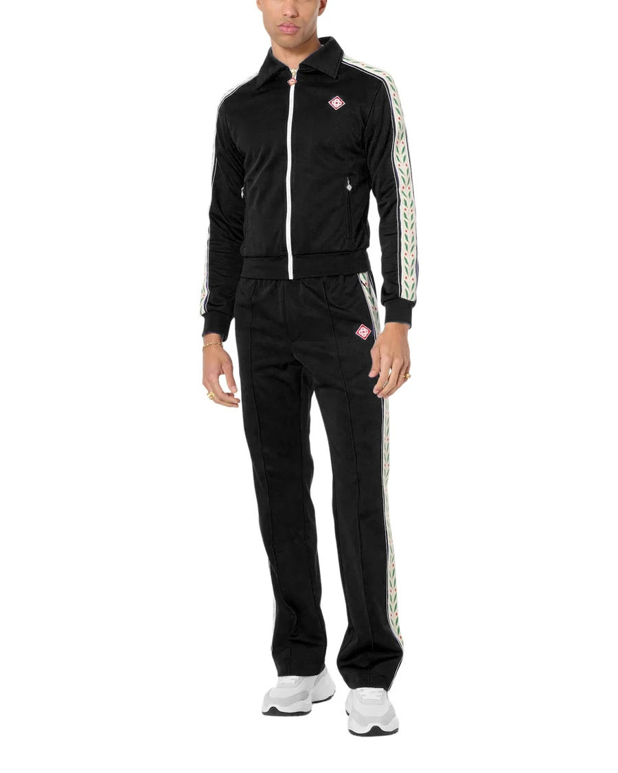 Casablanca Zip-Up Tracksuit- Black 1