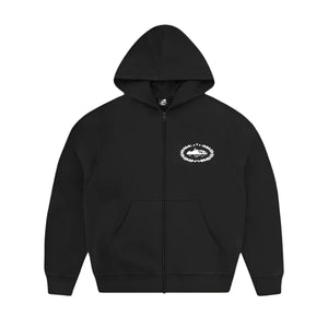 Corteiz Superior Royale Zip Hoodie- Black 1