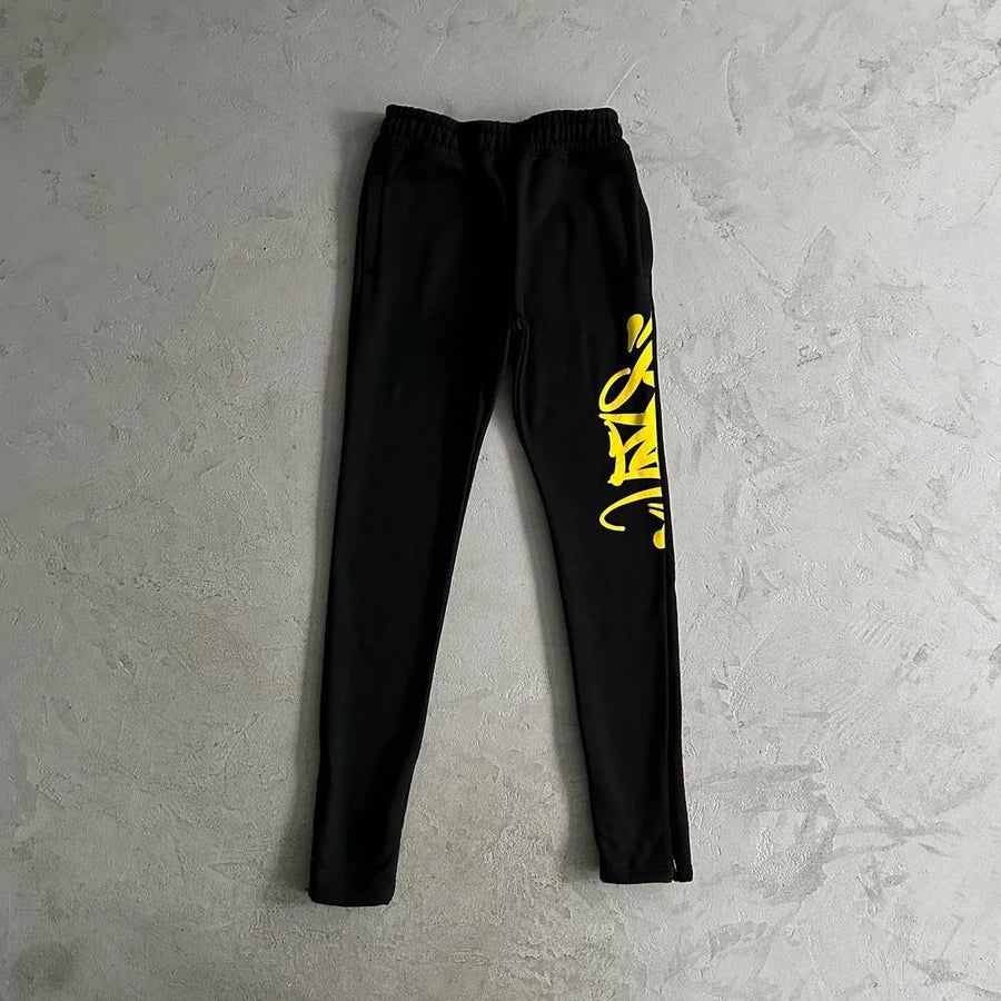 SYNAWORLD TEAM SYNA TRACKSUIT - MARL YELLOW/BLACK 3