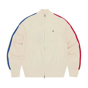 Corteiz Knit Zip Up Fleece- Cream 1