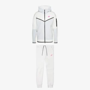 Nike White Pink & Black Tech Fleece 1