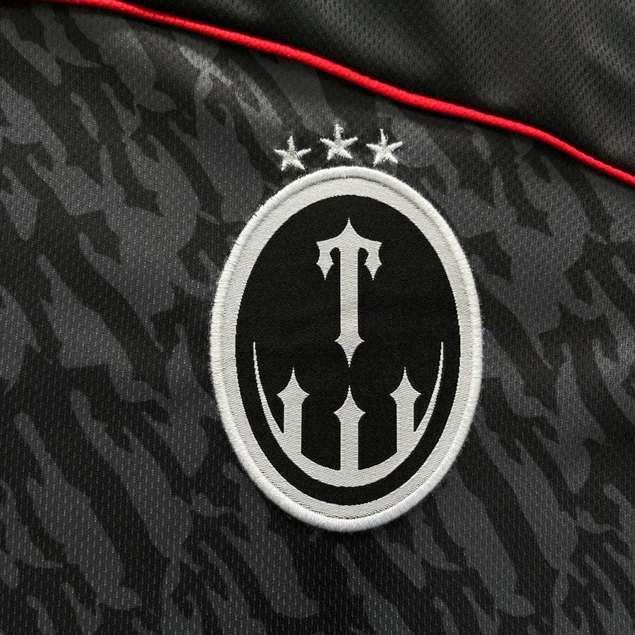 Trapstar T Monogram Football Jersey - Grey/Red 2