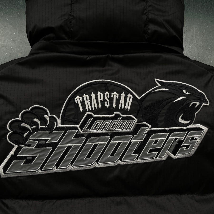 Trapstar Shooters Black/Reflective Hooded Puffer 7