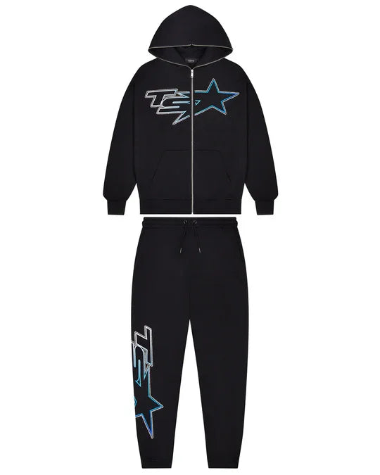 Trapstar TS Star Tracksuit - Black 1