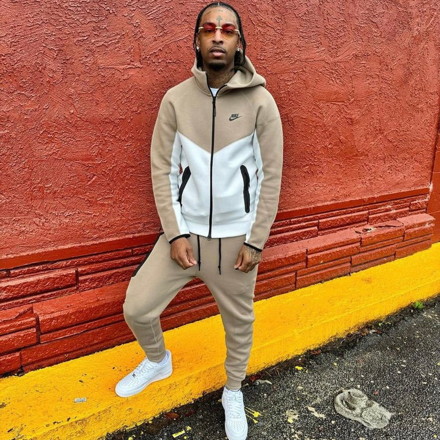Nike Sportswear Light Brown Tech Fleece Windrunner 1