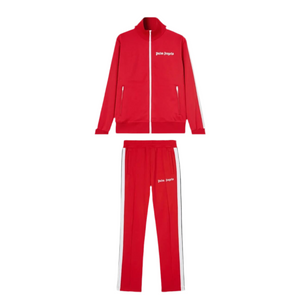 Palm angels logo red classic tracksuit 1