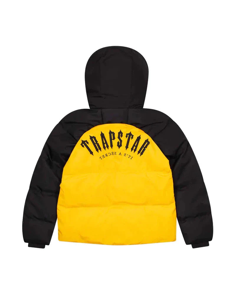 Trapstar Decoded Arch Puffer Jacket-Back/Yellow 2
