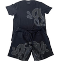 SYNA WORLD LOGO BLACK T-SHIRT& SHORTS