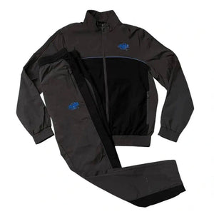 SynaWorld Syna Logo Shell Tracksuit- Grey/Black/Cobalt 1