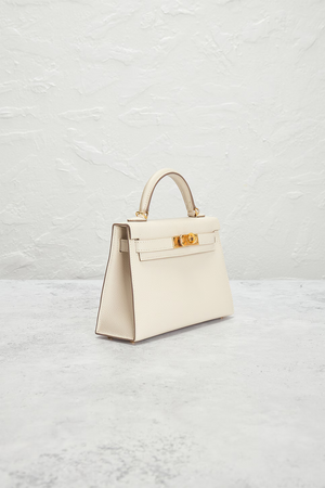 Hermès mini Kelly "Craie" 4