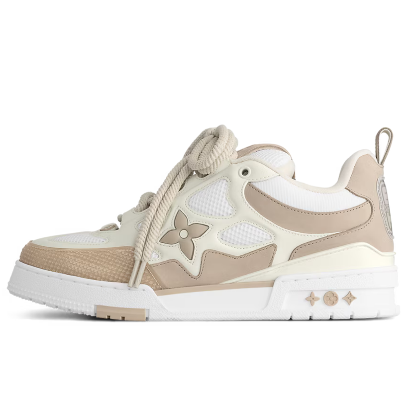 Lv Skate Shoes - White Beige 1