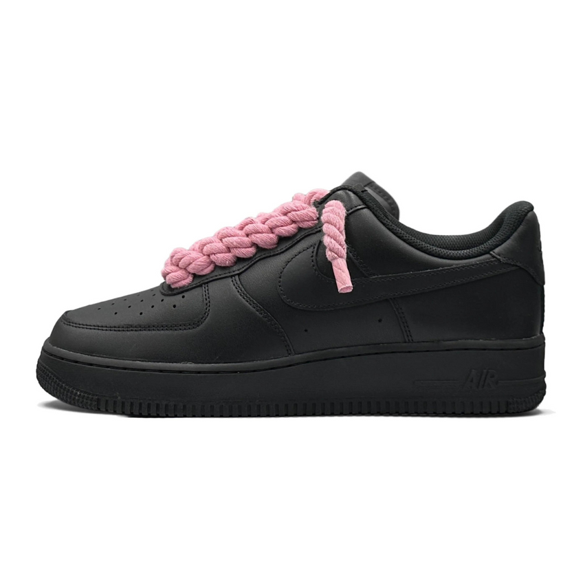 Airforce 1 Rope Lace - Black/Pink