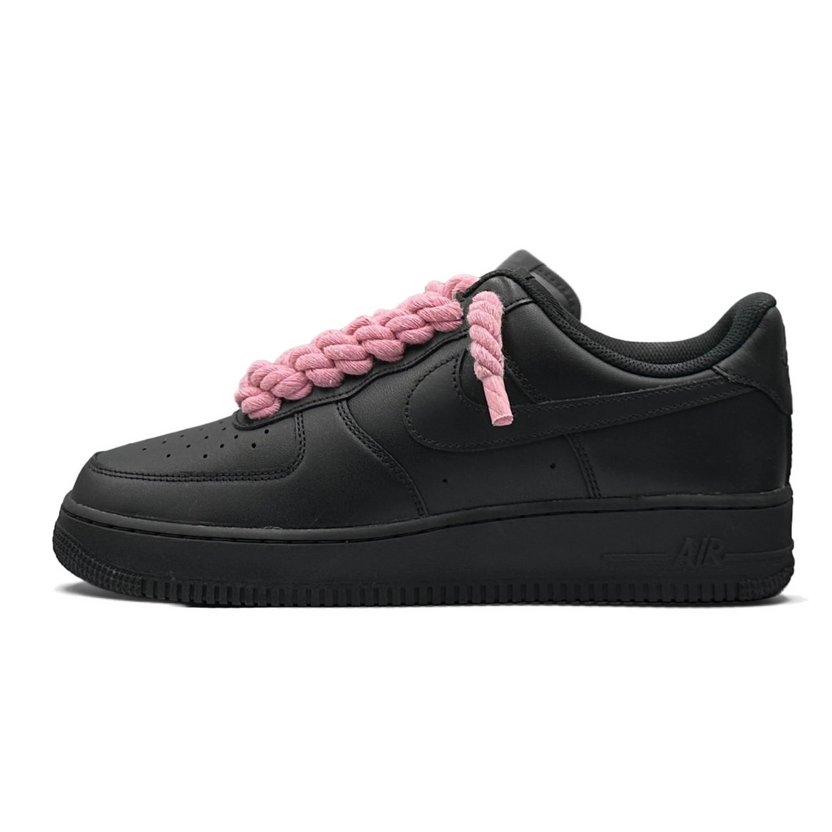Airforce 1 Rope Lace - Black/Pink 1