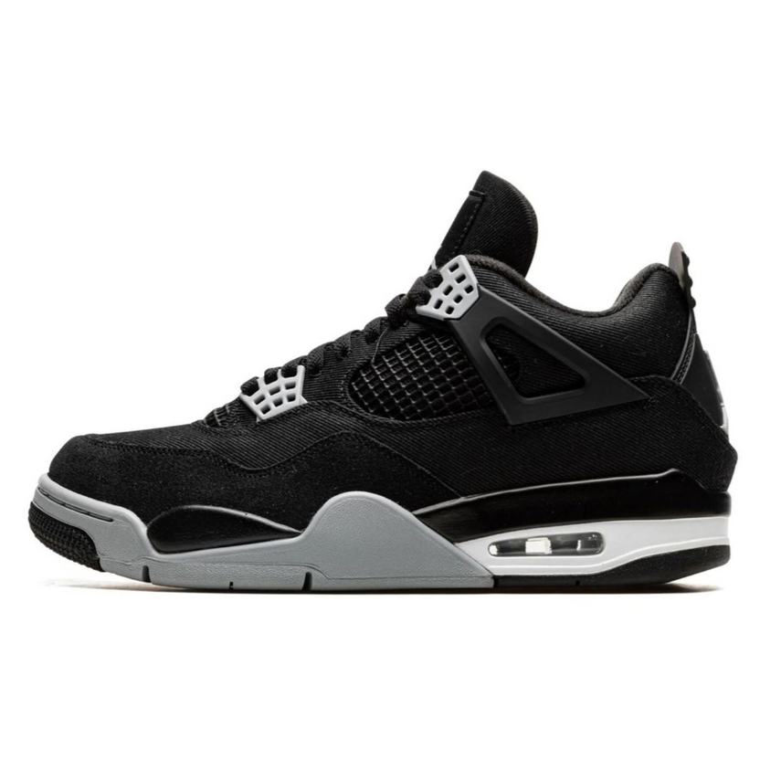 Jordan 4 Retro - Black Canvas 1