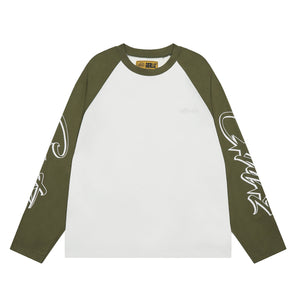 Corteiz Raglan Long sleeve - Green 1