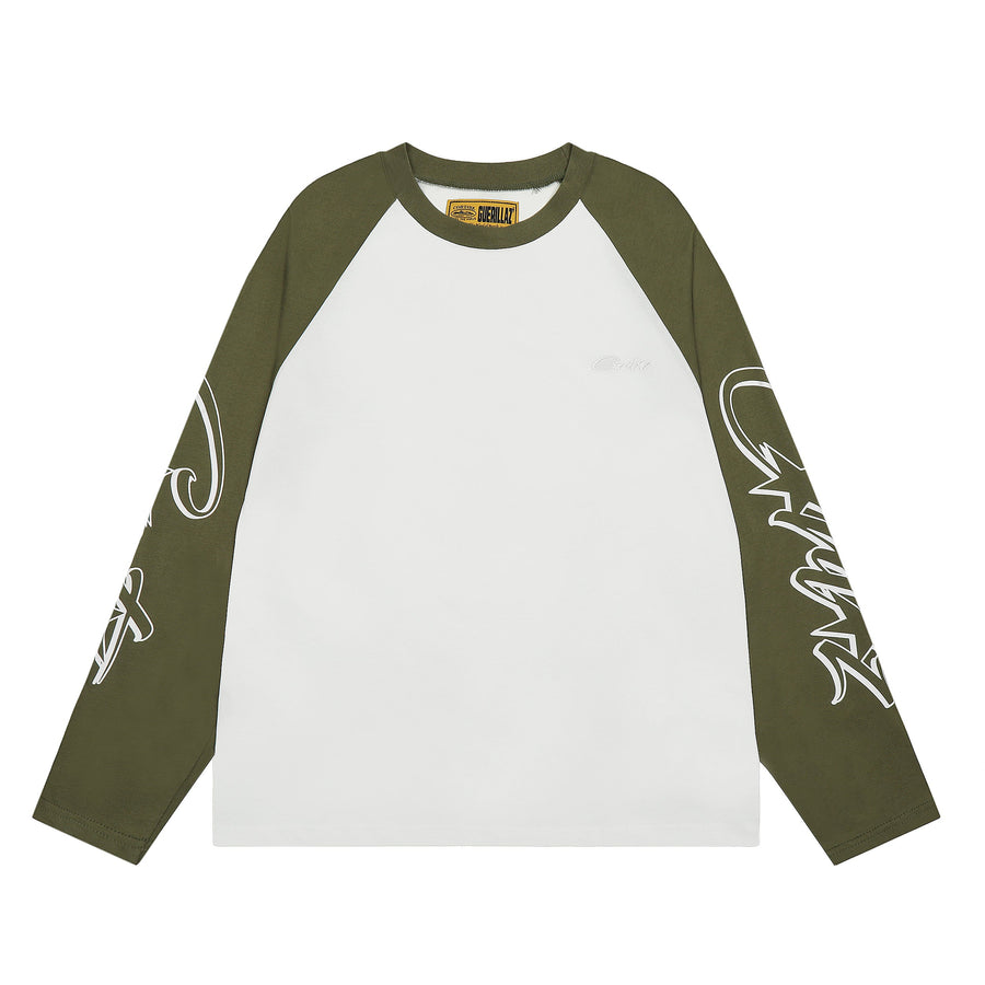 Corteiz Raglan Long sleeve - Green 1