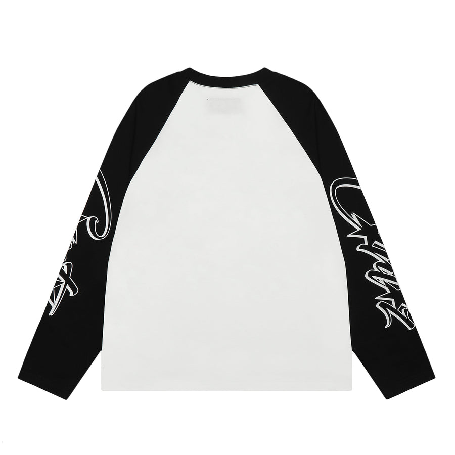 Corteiz Raglan Long sleeve - Black 2