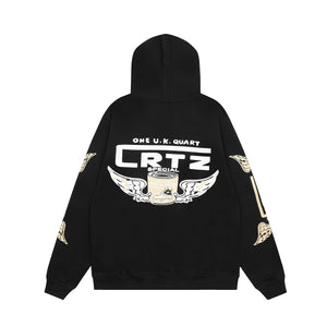 Corteiz Gasolina Double Zip Hoodie - Black 2